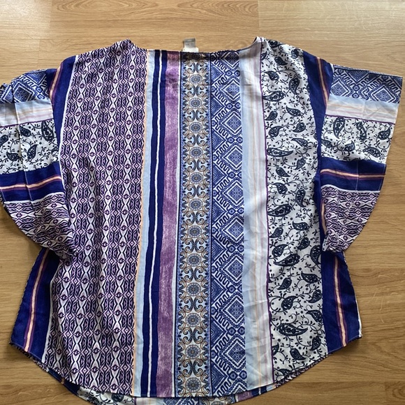 Chicos Caftan Blouse-Size 3 16/18-NWOT - Picture 3 of 3